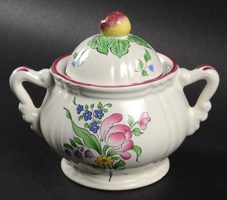 Old Strasbourg (Off White Background) Sugar Bowl & Lid
