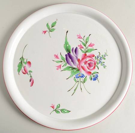 Old Strasbourg (Off White Background) Cake Plate