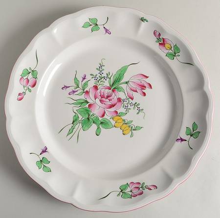 Old Strasbourg (Off White Background) 13" Chop Plate (Round Platter)