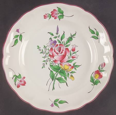 Old Strasbourg (Off White Background) 11" Chop Plate (Round Platter)