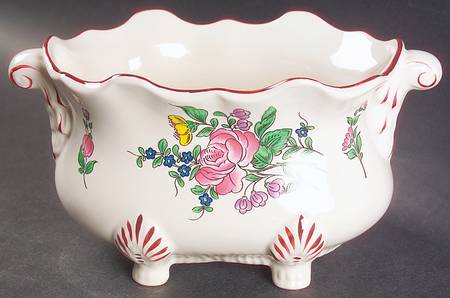 Old Strasbourg (Off White Background) 6" Jardiniere