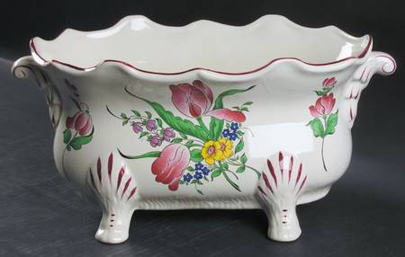 Old Strasbourg (Off White Background) 12" Jardiniere