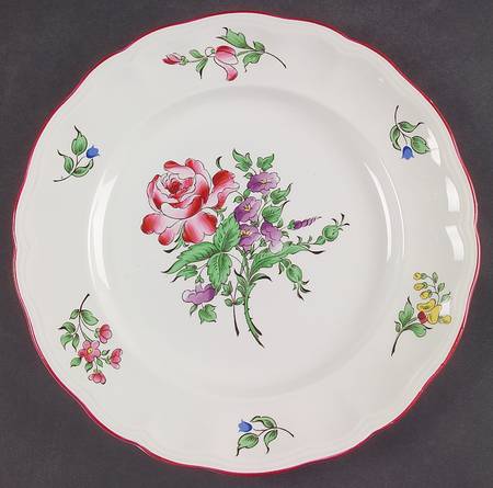 Old Strasbourg (Off White Background) Dinner Plate
