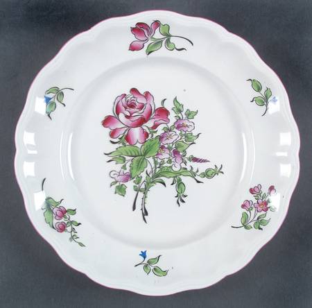 Old Strasbourg (Off White Background) Dinner Plate