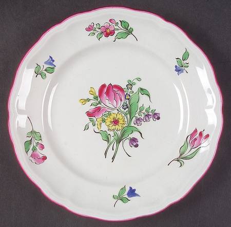 Old Strasbourg (Off White Background) Salad Plate