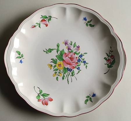Old Strasbourg (Off White Background) Handled Cake Plate