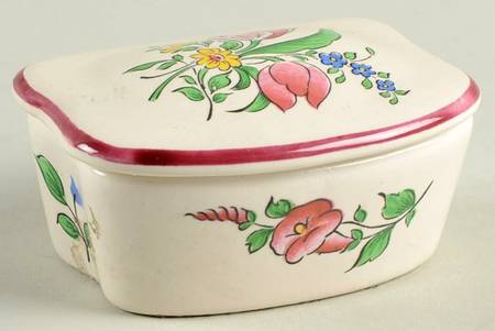 Old Strasbourg (Off White Background) 2" Rectangular Box & Lid