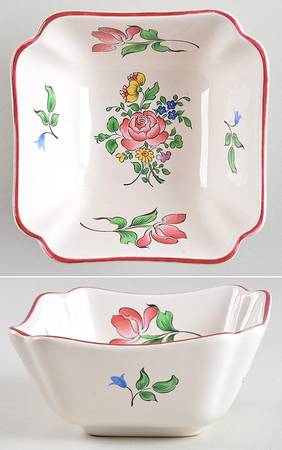 Old Strasbourg (Off White Background) 4" Square Dish