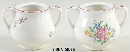 Old Strasbourg (Off White Background) Sugar Bowl No Lid