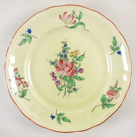 Old Strasbourg (Green Background) Salad Plate