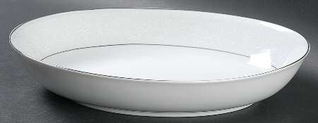 Alencon 10" Oval Vegetable Bowl