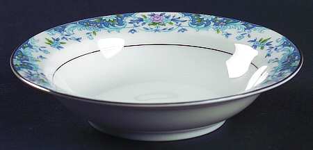 Blue Madeira Rim Fruit/Dessert (Sauce) Bowl