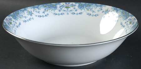 Blue Madeira 9" Round Vegetable Bowl