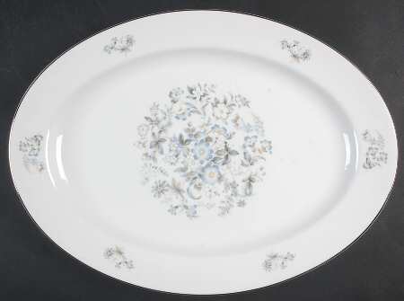 Evening Breeze 16" Oval Serving Platter