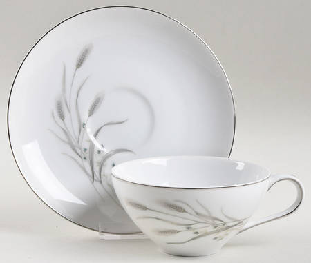 Serenity Flat Cup & Saucer Set