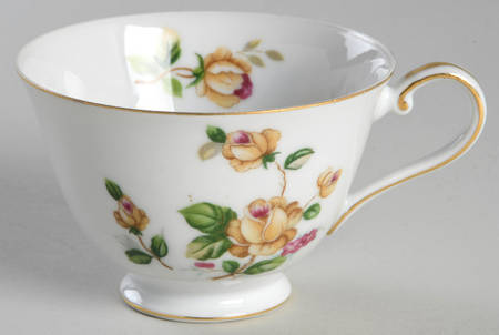 Golden Rose Footed Cup