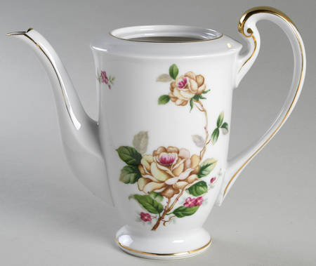 Golden Rose Mini Coffee Pot No Lid