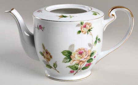 Golden Rose Teapot No Lid