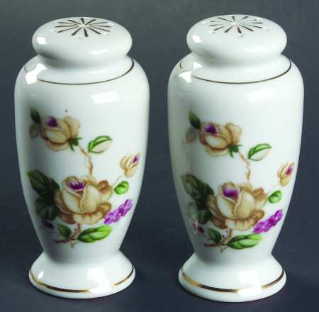 Golden Rose Salt & Pepper Set