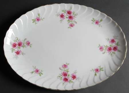 Romance 16" Oval Serving Platter