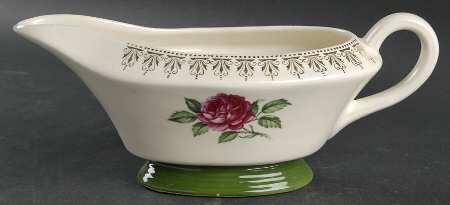 American Beauty Rose Gravy Boat