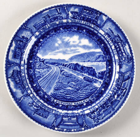 Centenary Colonial (Baltimore and Ohio) Salad Plate