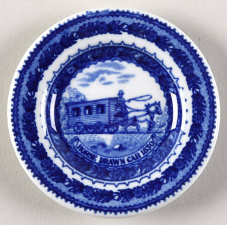 Centenary Colonial (Baltimore and Ohio) Butter Pat