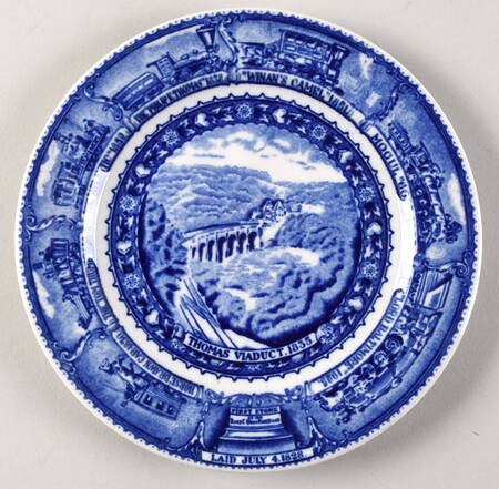 Centenary Colonial (Baltimore and Ohio) Bread & Butter Plate
