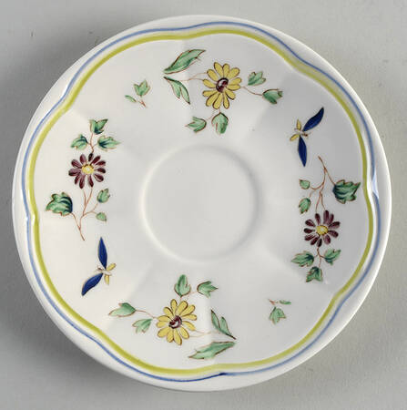 Moustiers Saucer for Breakfast Cup