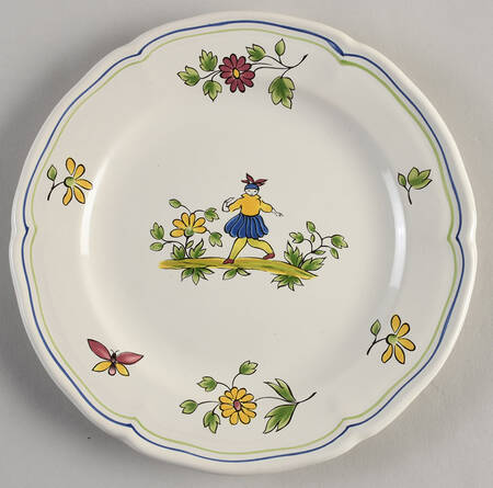 Moustiers Salad/Dessert Plate