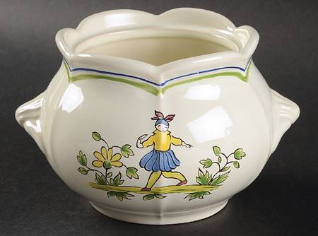 Moustiers Sugar Bowl No Lid