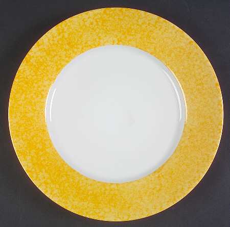 Mouchete Yellow Dinner Plate