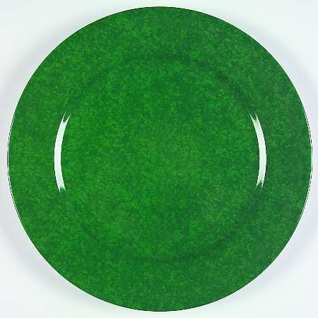 Mouchete Green Service Plate (Charger)