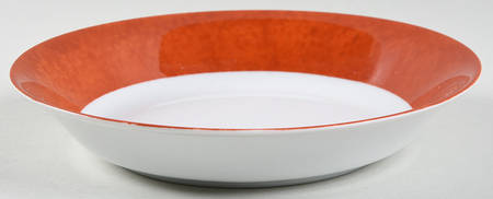 Mouchete Orange Coupe Soup Bowl