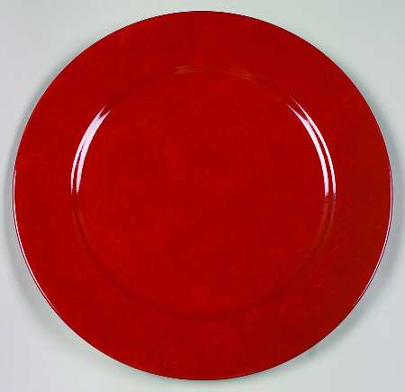 Mouchete Orange Service Plate (Charger)