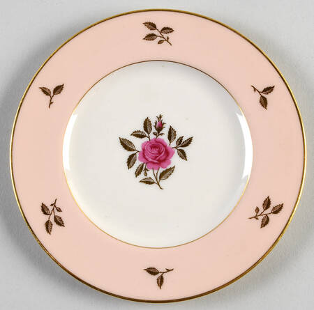 Rhodora Pink Bread & Butter Plate