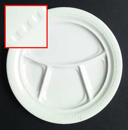 LUN4 Fondue Plate