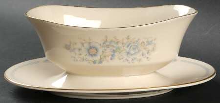 Midsummer Gravy Boat with Attached Underplate
