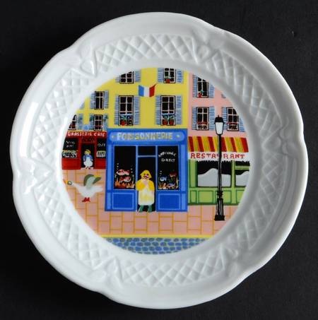 Merchants Row Canape Plate