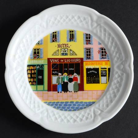 Merchants Row Canape Plate