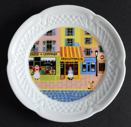 Merchants Row Canape Plate