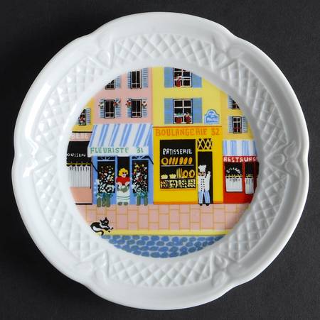 Merchants Row Canape Plate