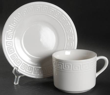 Sigma Flat Cup & Saucer Set
