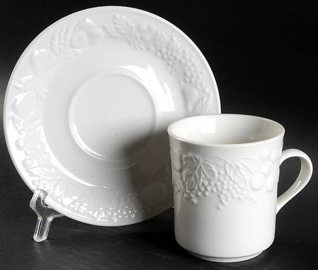 Orion Flat Cup & Saucer Set