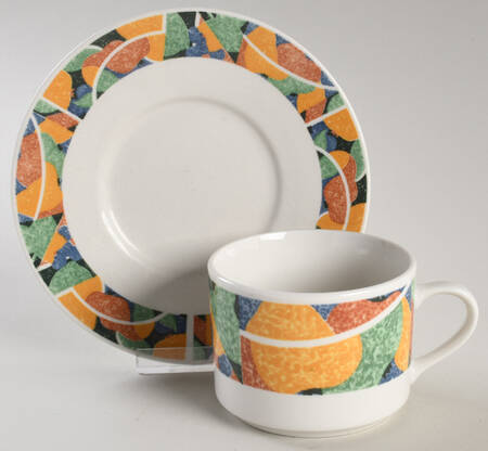 Taper Footed Cup & Saucer Set