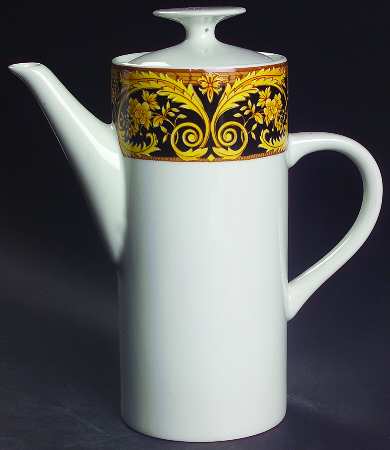 Valetta Black Coffee Pot & Lid