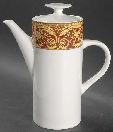 Valetta Red Coffee Pot & Lid