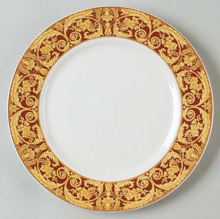 Valetta Red Salad Plate