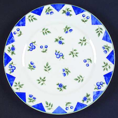Blue Berry Salad Plate