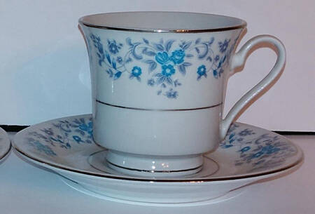 Helen Footed Demitasse Cup & Saucer Set
